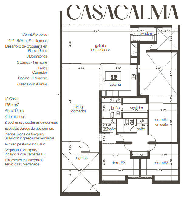 Casa Calma Villa Allende, Casa Calma