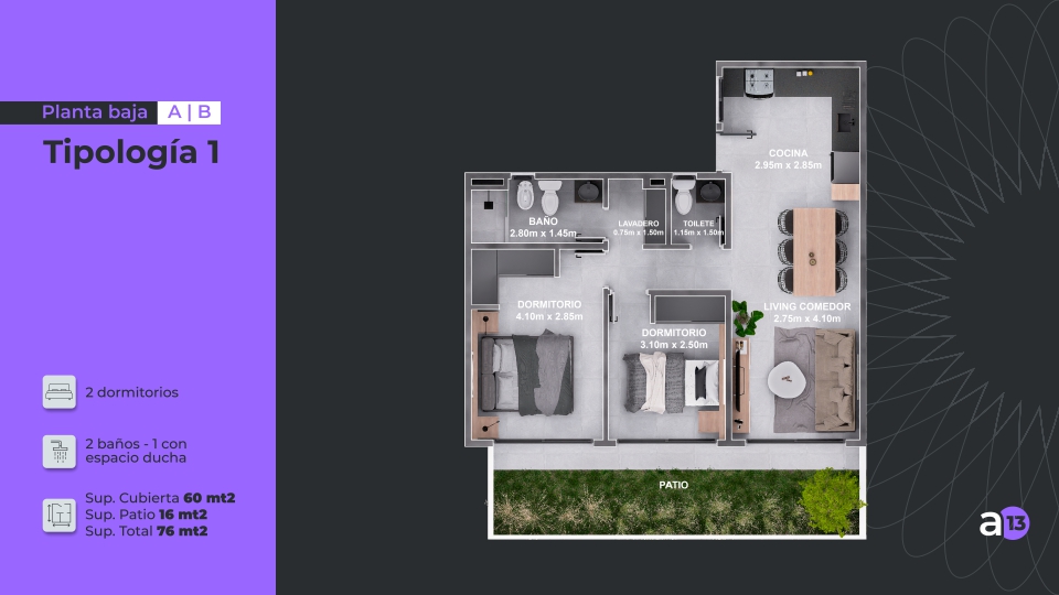 ALERCES-13-tipologia-1 Alerces 13, Alerces 13