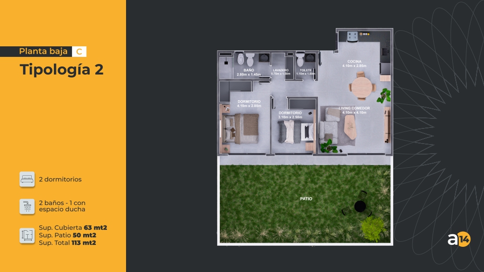 ALERCES-14-Tipologia-2 Alerces 14, Alerces 14