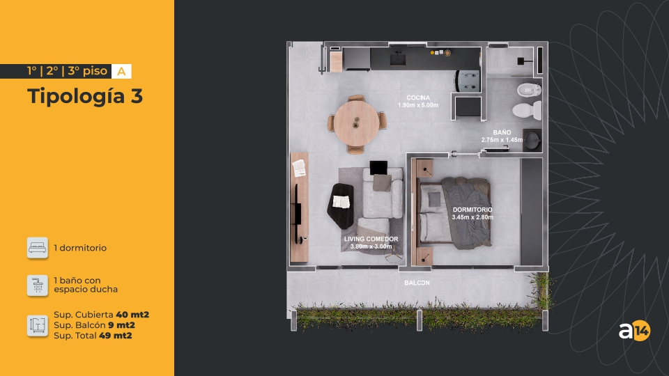 ALERCES-14-Tipologia-3 Alerces 14, Alerces 14