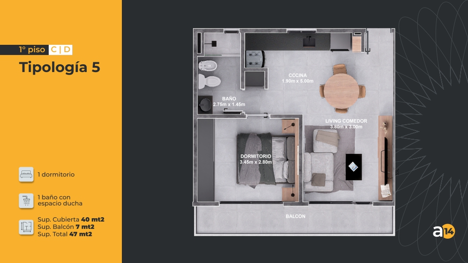 ALERCES-14-Tipologia-5 Alerces 14, Alerces 14